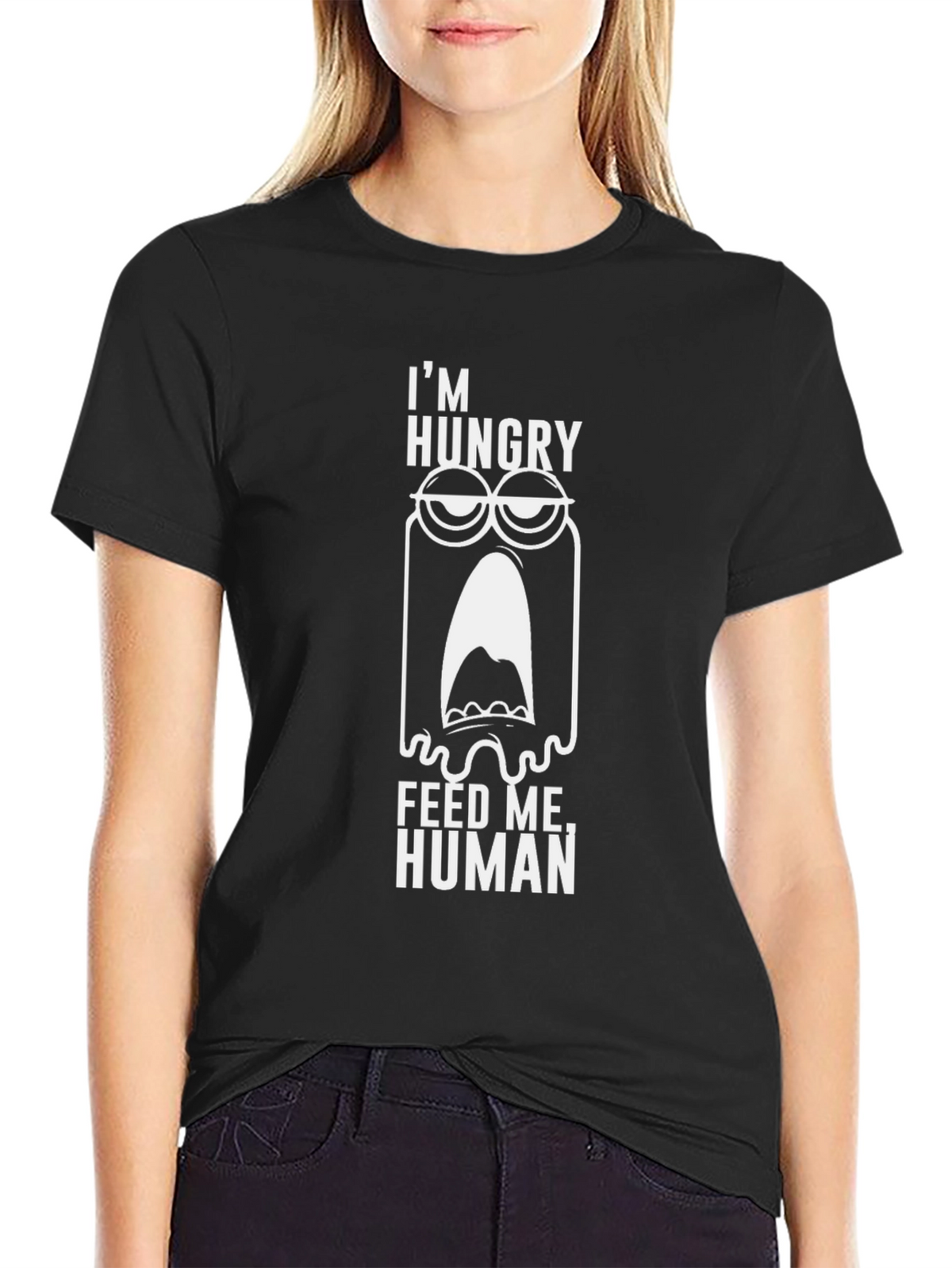 Im Hungry Feed Me Human Graphic Tee