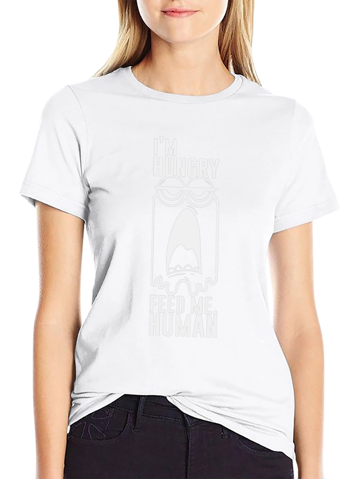 Im Hungry Feed Me Human Graphic Tee