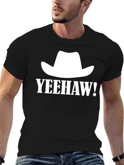 Yeehaw Cowboy Hat Graphic Tee - Western Style