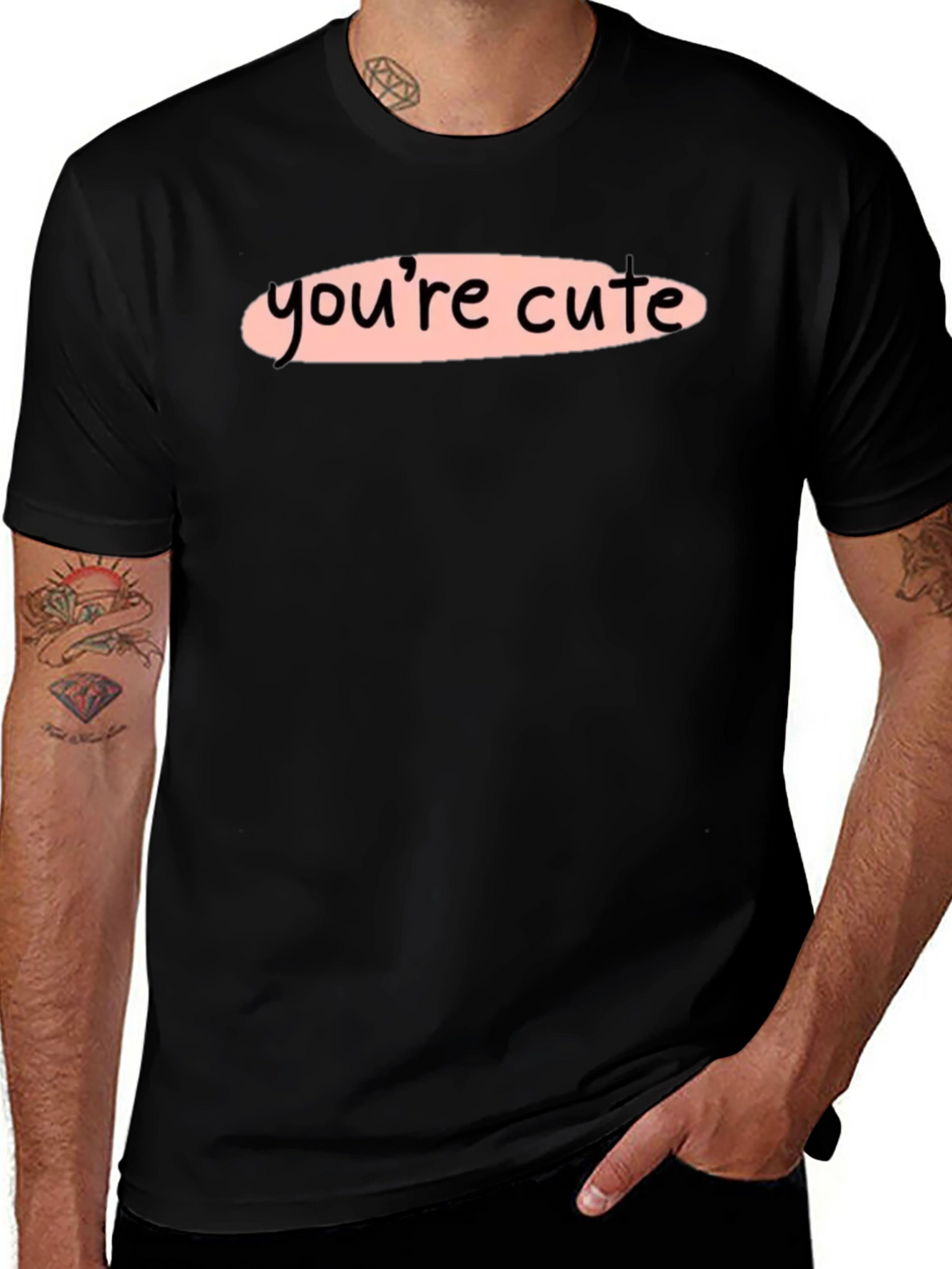 Youre Cute Graphic Tee - Stylish Unisex T-Shirt