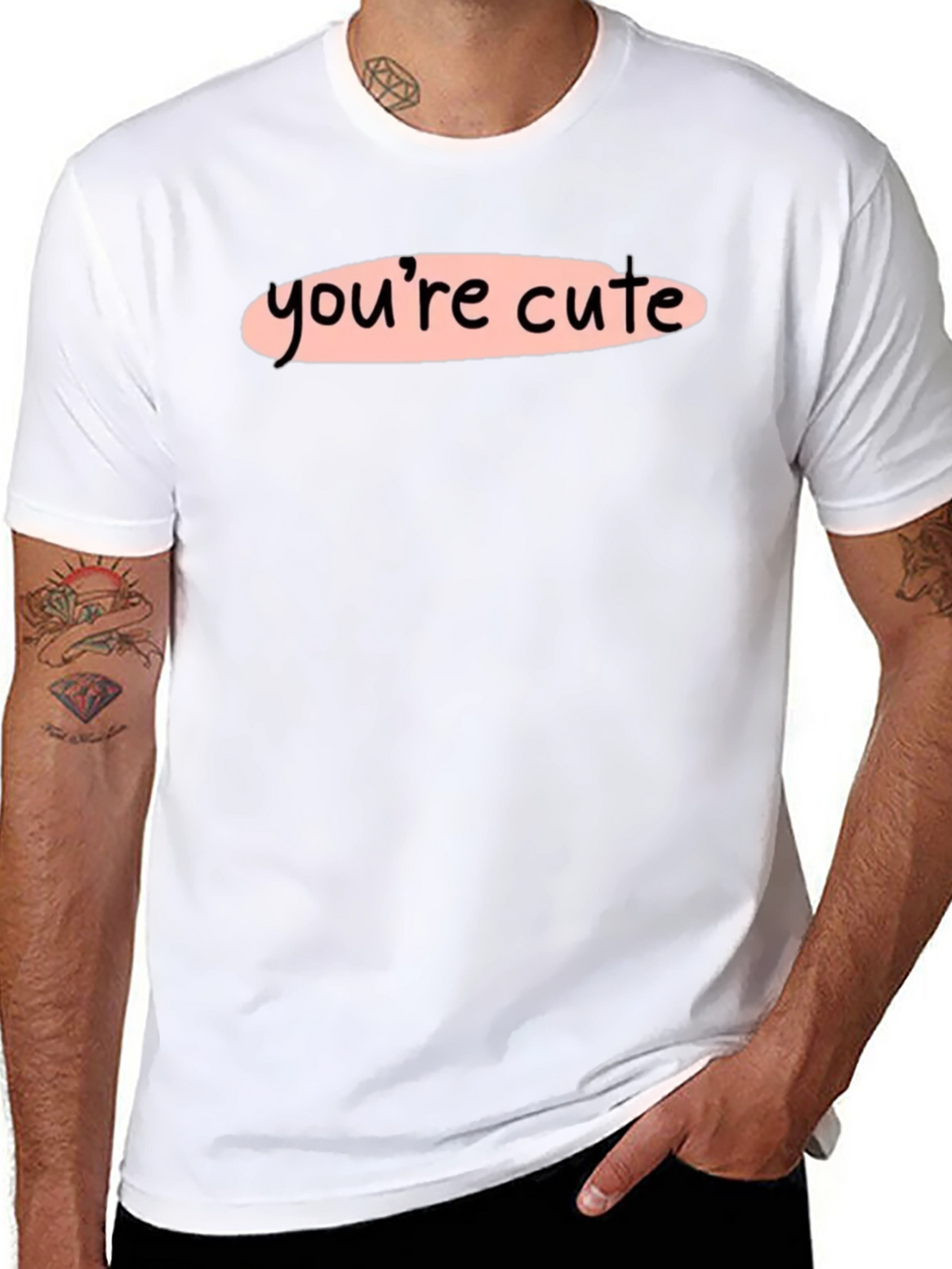 Youre Cute Graphic Tee - Stylish Unisex T-Shirt