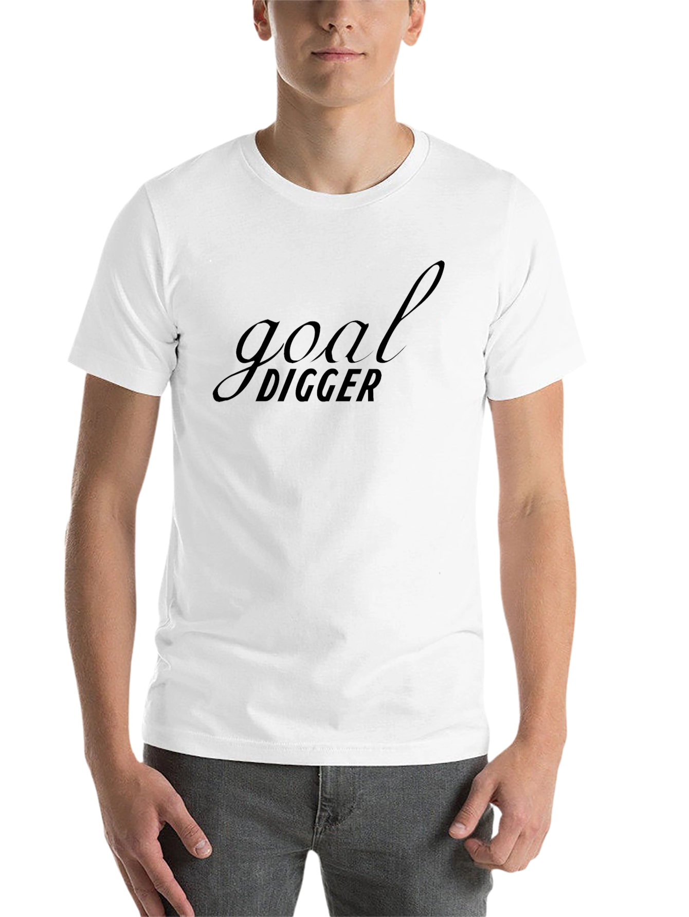 Goal Digger Black Graphic Tee
