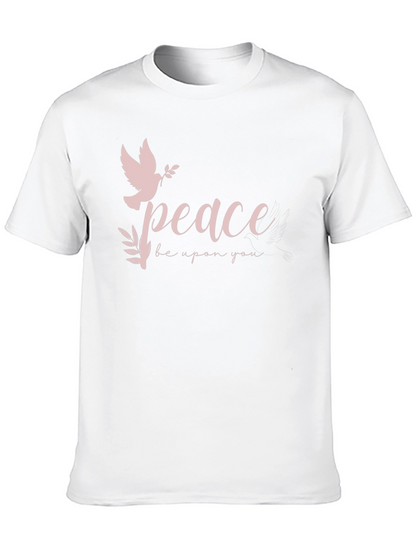 Peace Dove Graphic Black T-Shirt