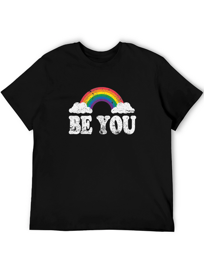 Be You Rainbow Graphic Tee - Pride Fashion