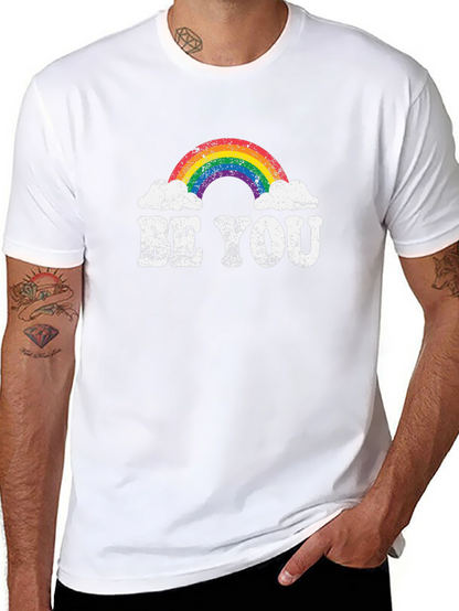 Be You Rainbow Graphic Tee - Pride Fashion