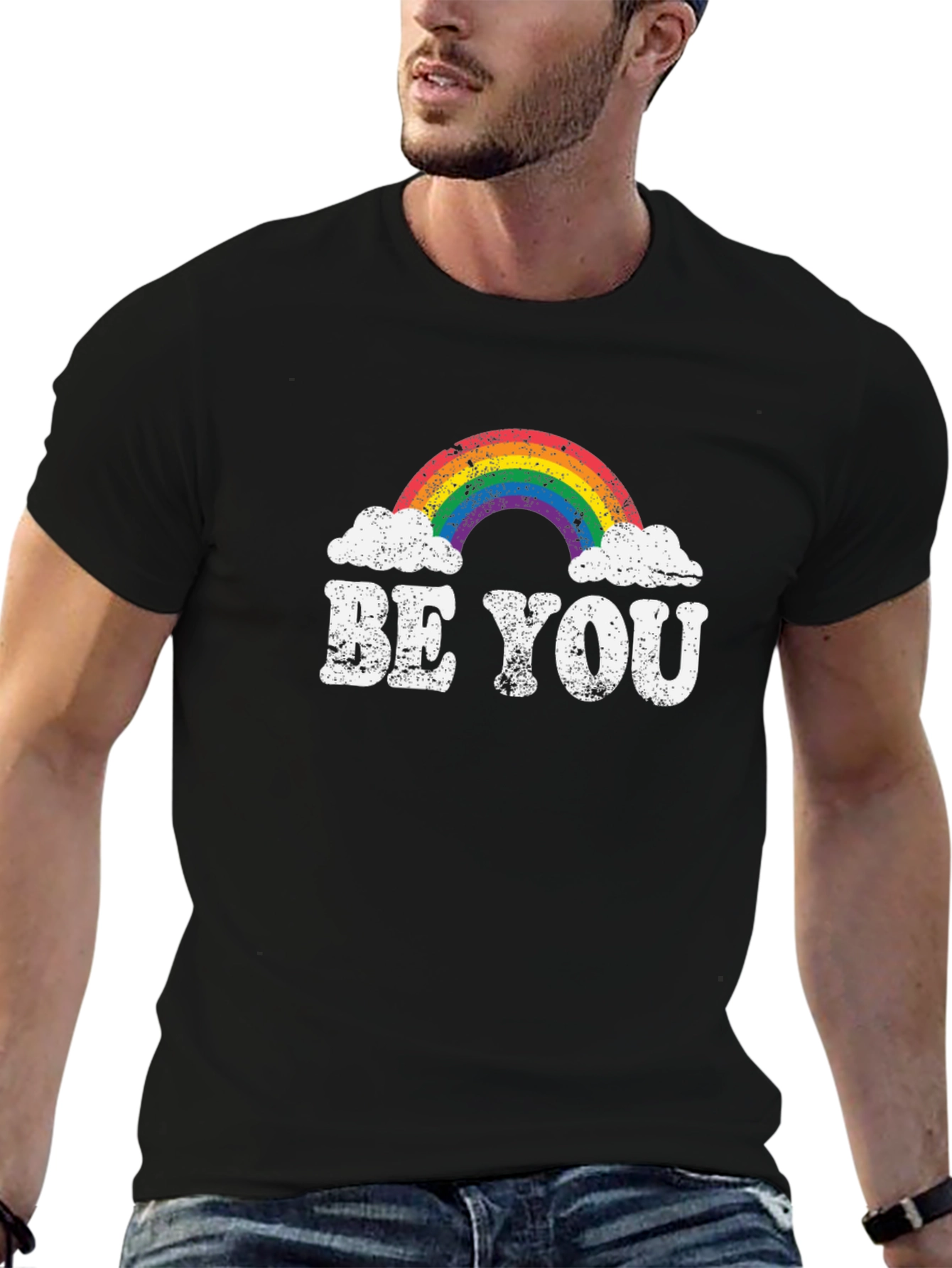 Be You Rainbow Graphic Tee - Pride Fashion