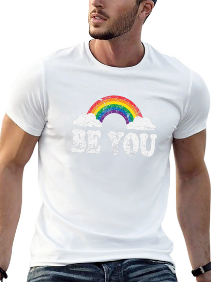 Be You Rainbow Graphic Tee - Pride Fashion