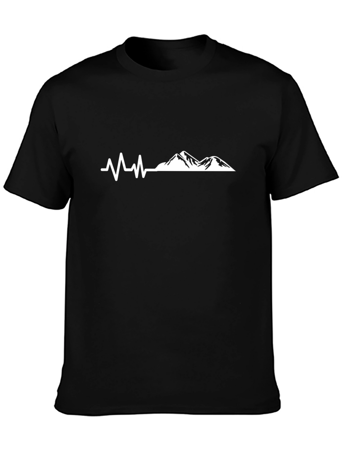 Mountain Heartbeat T-Shirt - Black
