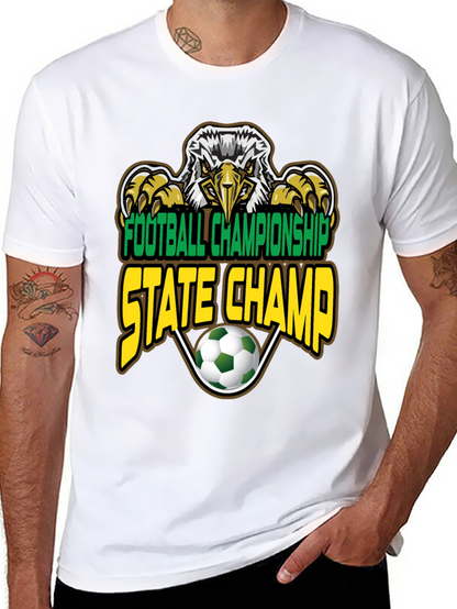 Football Championship State Champ Eagle T-Shirt