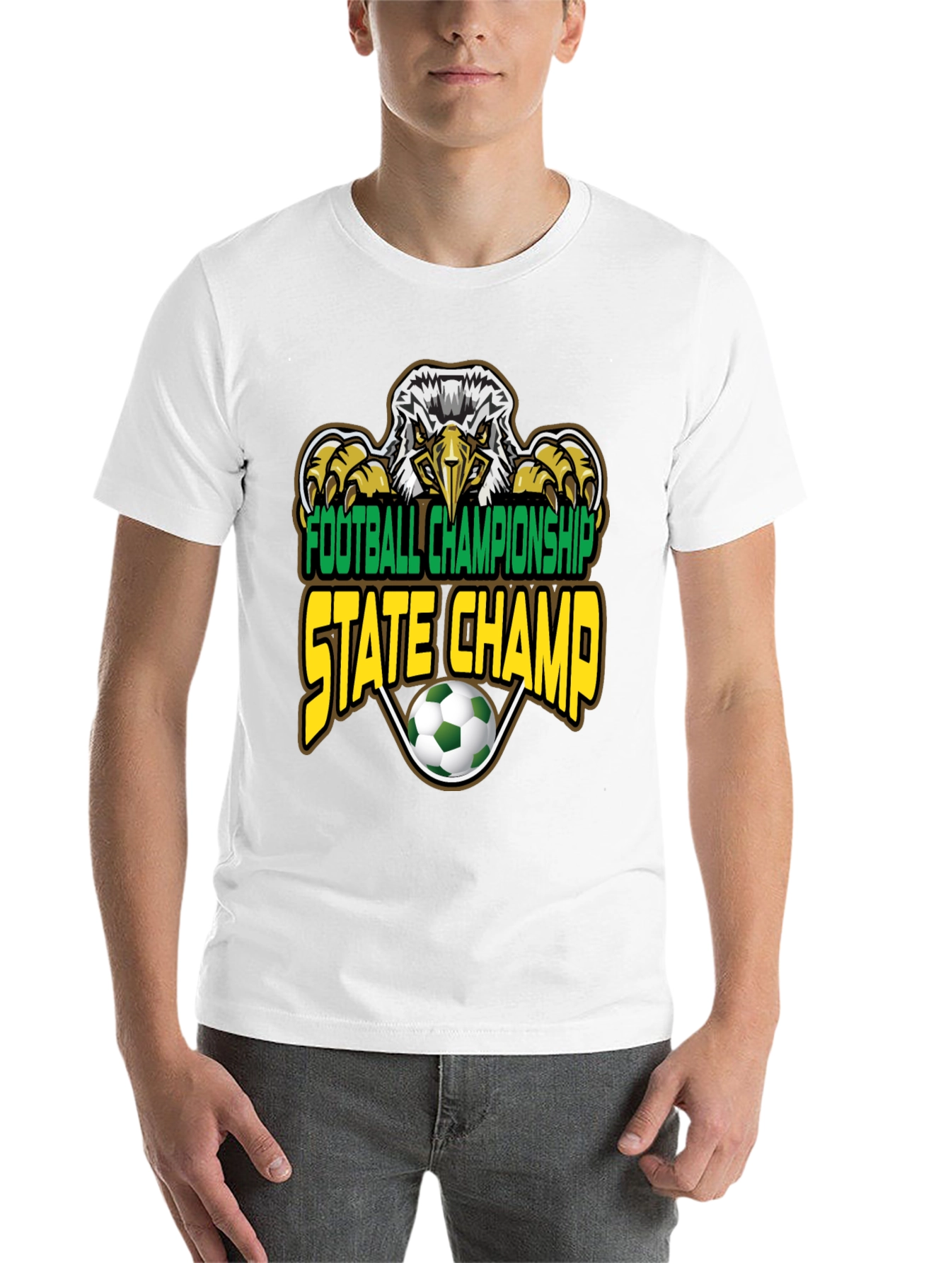 Football Championship State Champ Eagle T-Shirt