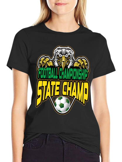 Football Championship State Champ Eagle T-Shirt