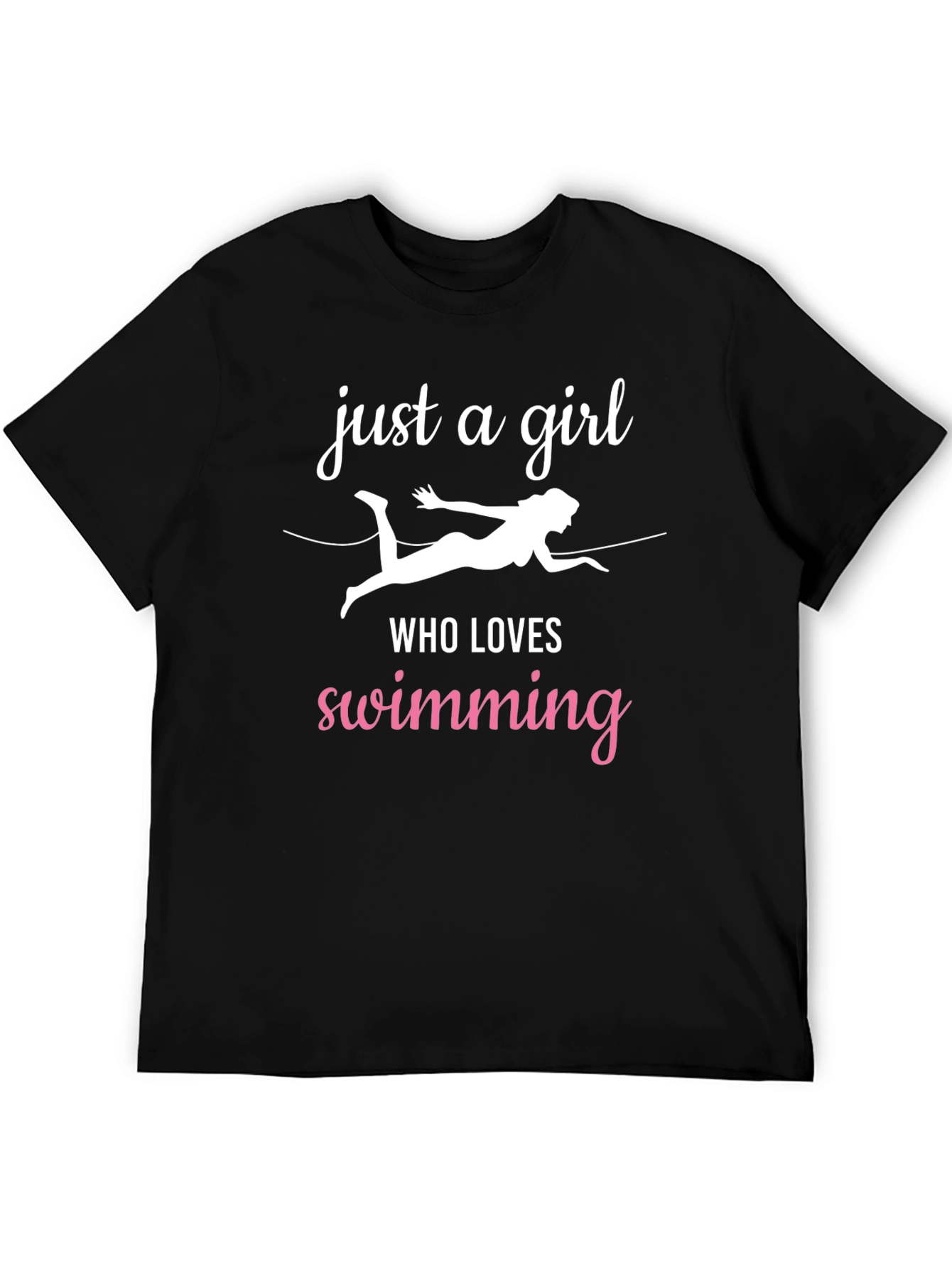 Just a Girl Who Loves Swimming T-Shirt