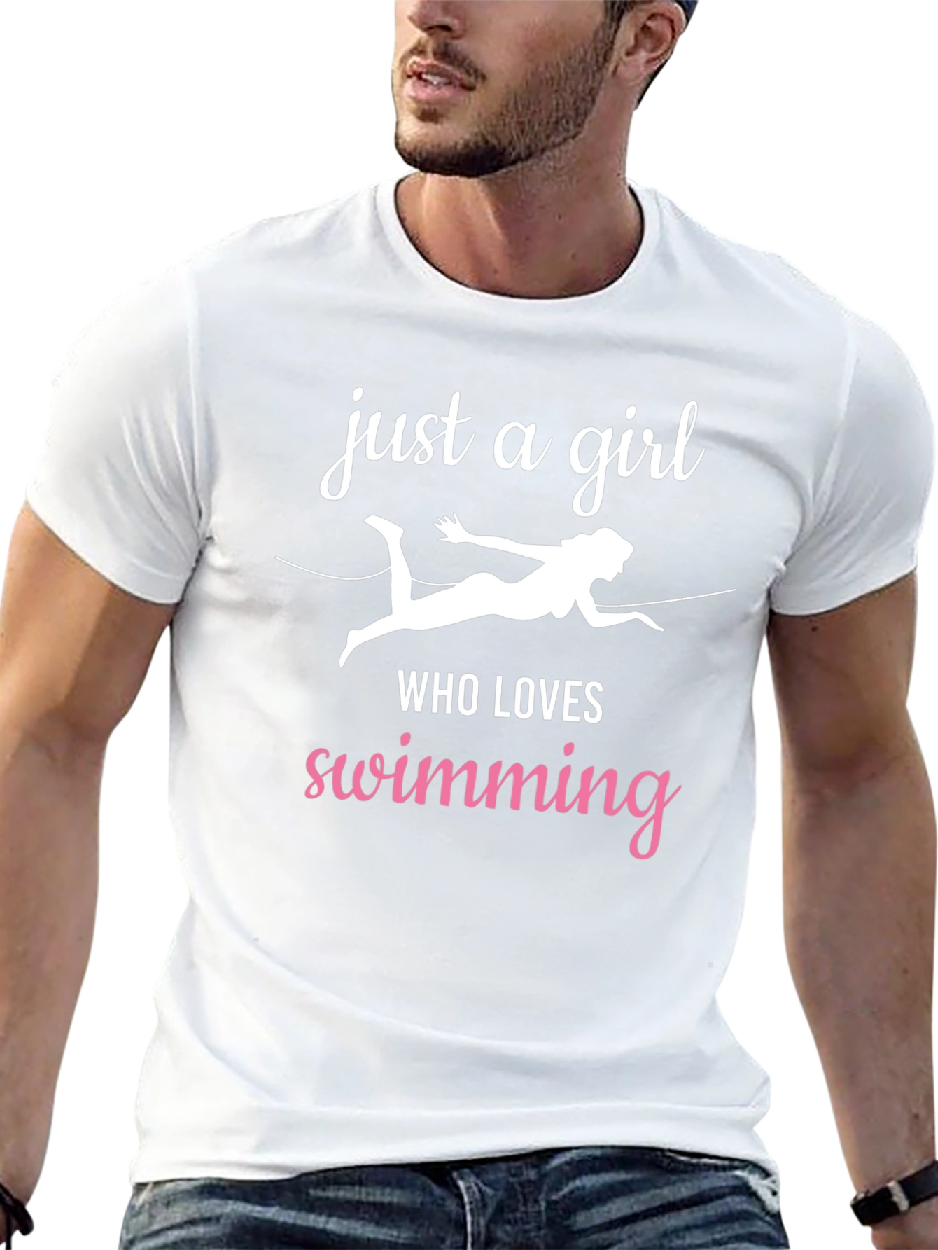 Just a Girl Who Loves Swimming T-Shirt