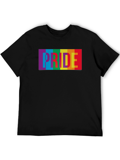 Pride Rainbow Graphic Tee - Soft Cotton Blend