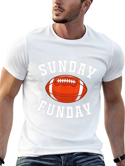 Sunday Funday Football Graphic T-Shirt