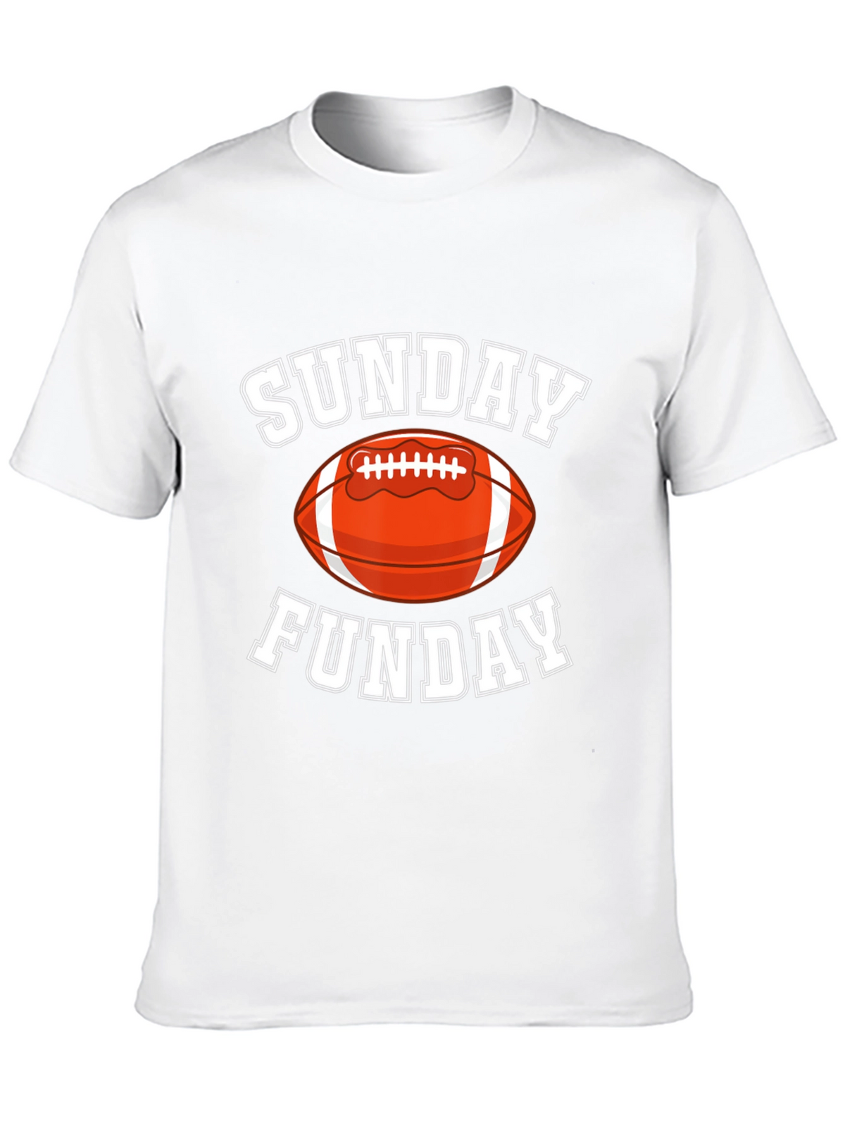 Sunday Funday Football Graphic T-Shirt