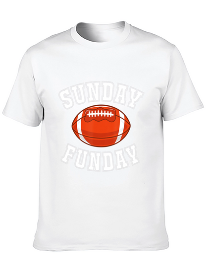 Sunday Funday Football Graphic T-Shirt