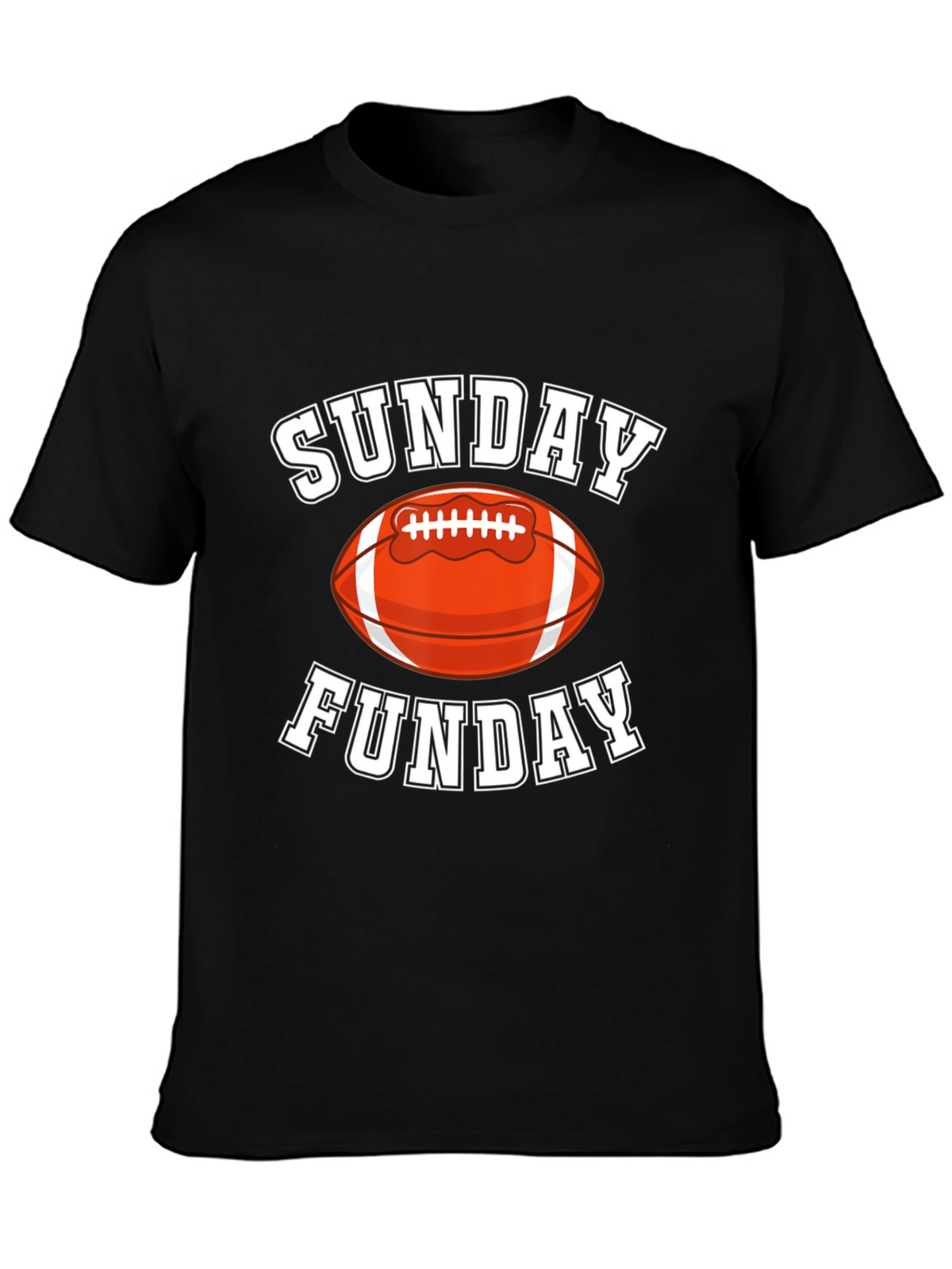 Sunday Funday Football Graphic T-Shirt