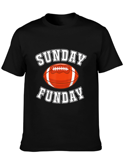 Sunday Funday Football Graphic T-Shirt