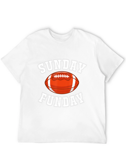 Sunday Funday Football Graphic T-Shirt