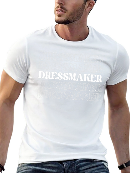Dressmaker Graphic T-Shirt - Black Crew Neck Tee