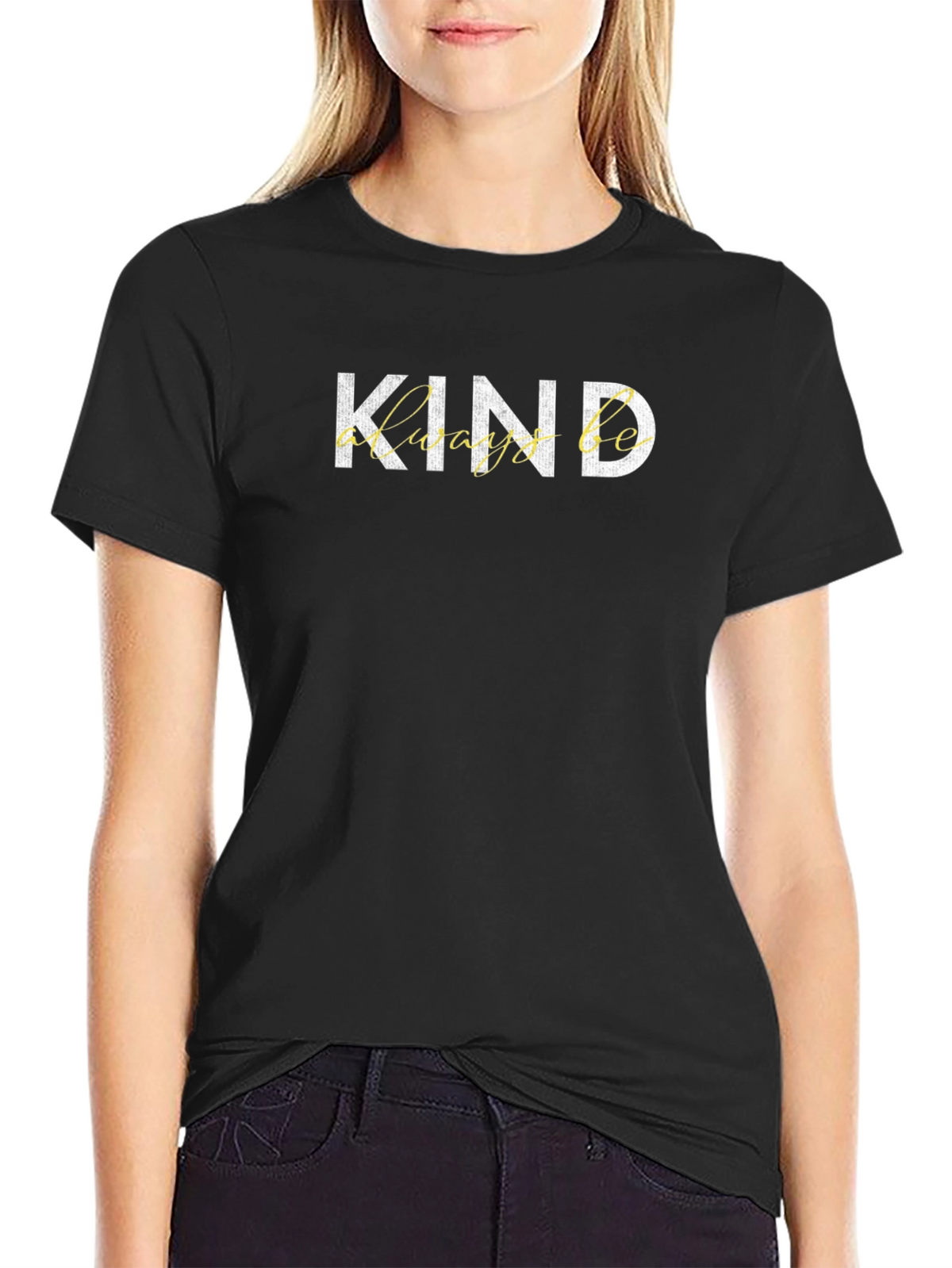 Kind Always Be Black Graphic Tee