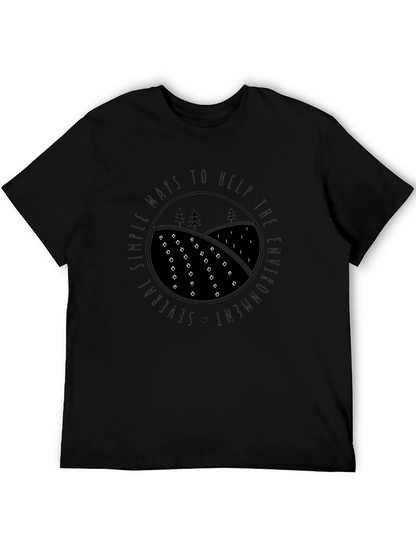 Eco-Friendly Graphic Tee - Help the Environment