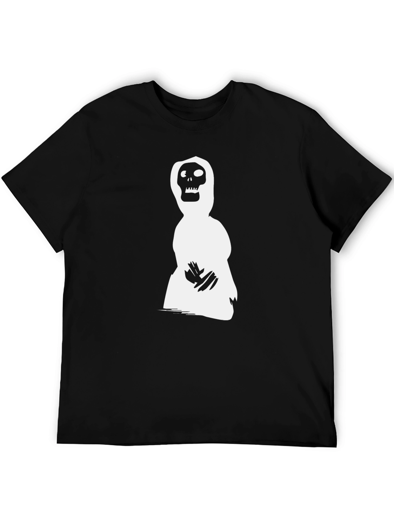Grim Reaper Graphic T-Shirt - Black Cotton Tee