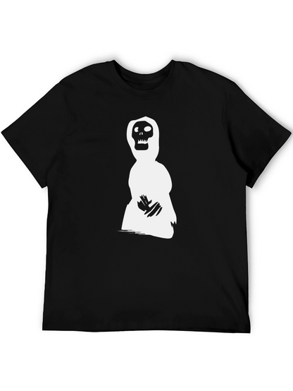 Grim Reaper Graphic T-Shirt - Black Cotton Tee