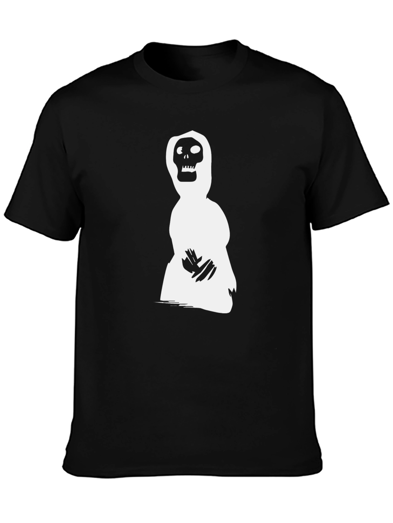 Grim Reaper Graphic T-Shirt - Black Cotton Tee