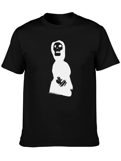 Grim Reaper Graphic T-Shirt - Black Cotton Tee