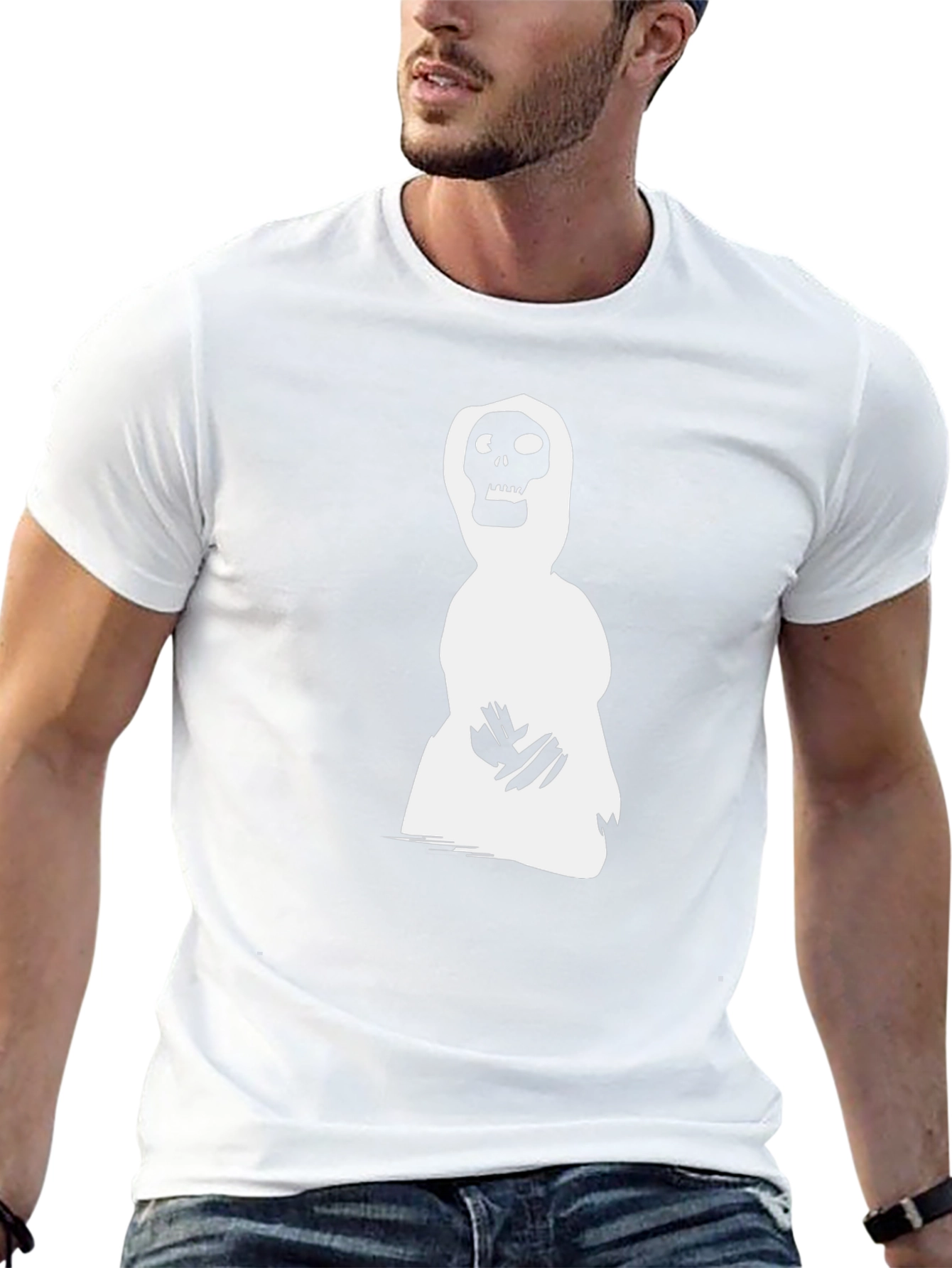Grim Reaper Graphic T-Shirt - Black Cotton Tee