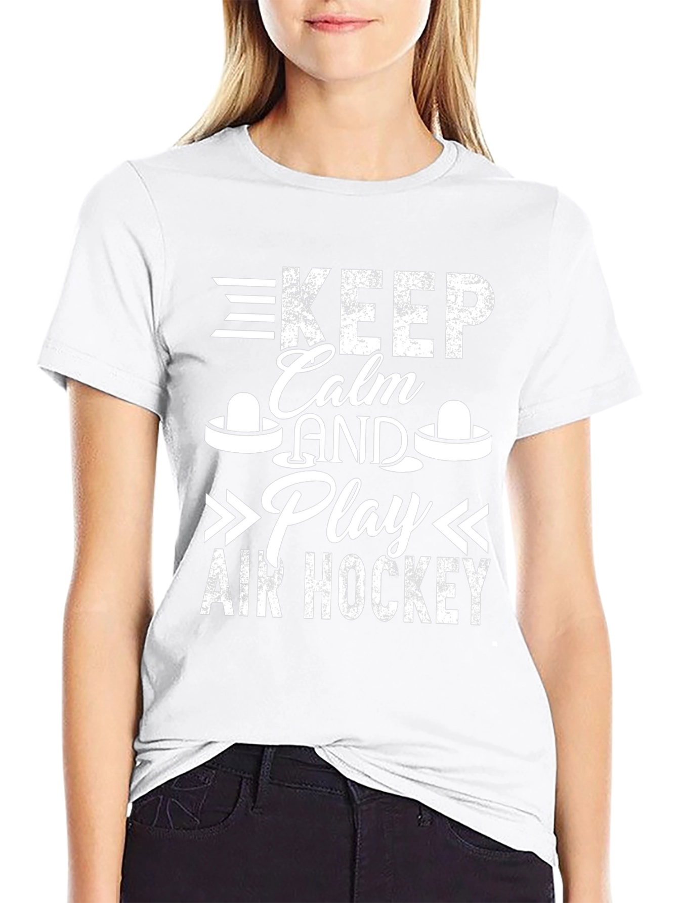 Keep Calm and Play Air Hockey T-Shirt