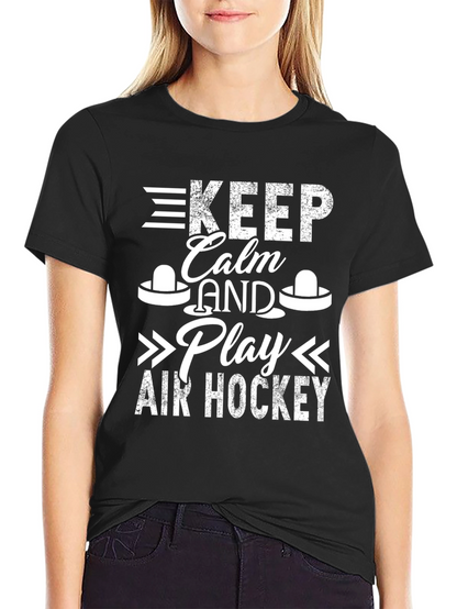 Keep Calm and Play Air Hockey T-Shirt