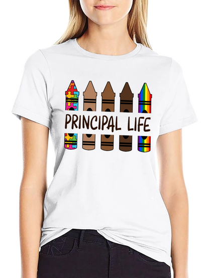 Principal Life Crayon T-Shirt
