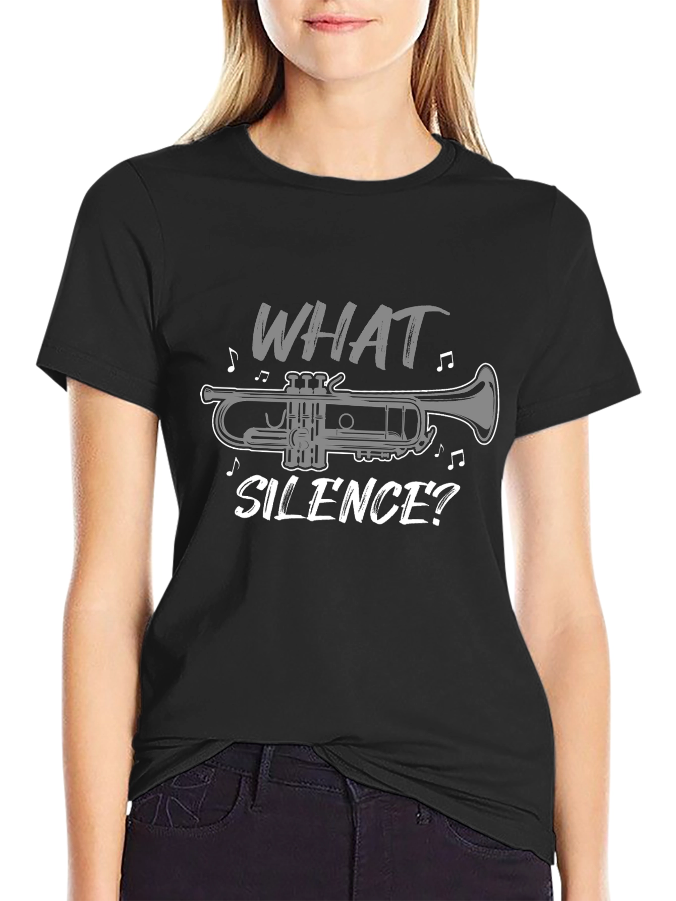 What Silence? Trumpet T-Shirt - Music Lover Tee