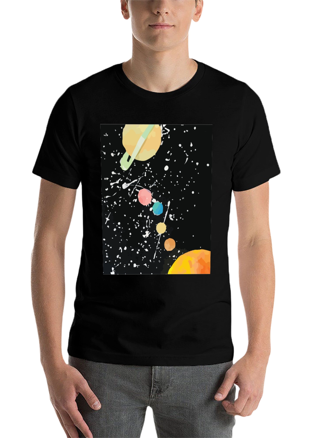 Cosmic Planets Graphic Tee