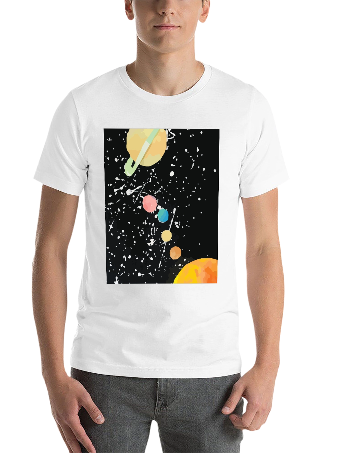 Cosmic Planets Graphic Tee