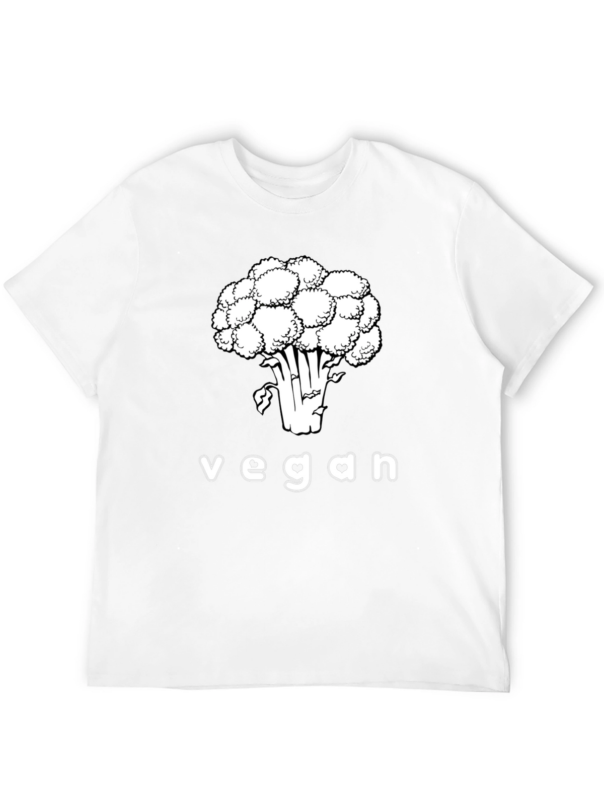 Vegan T-Shirt Cauliflower Graphic Tee