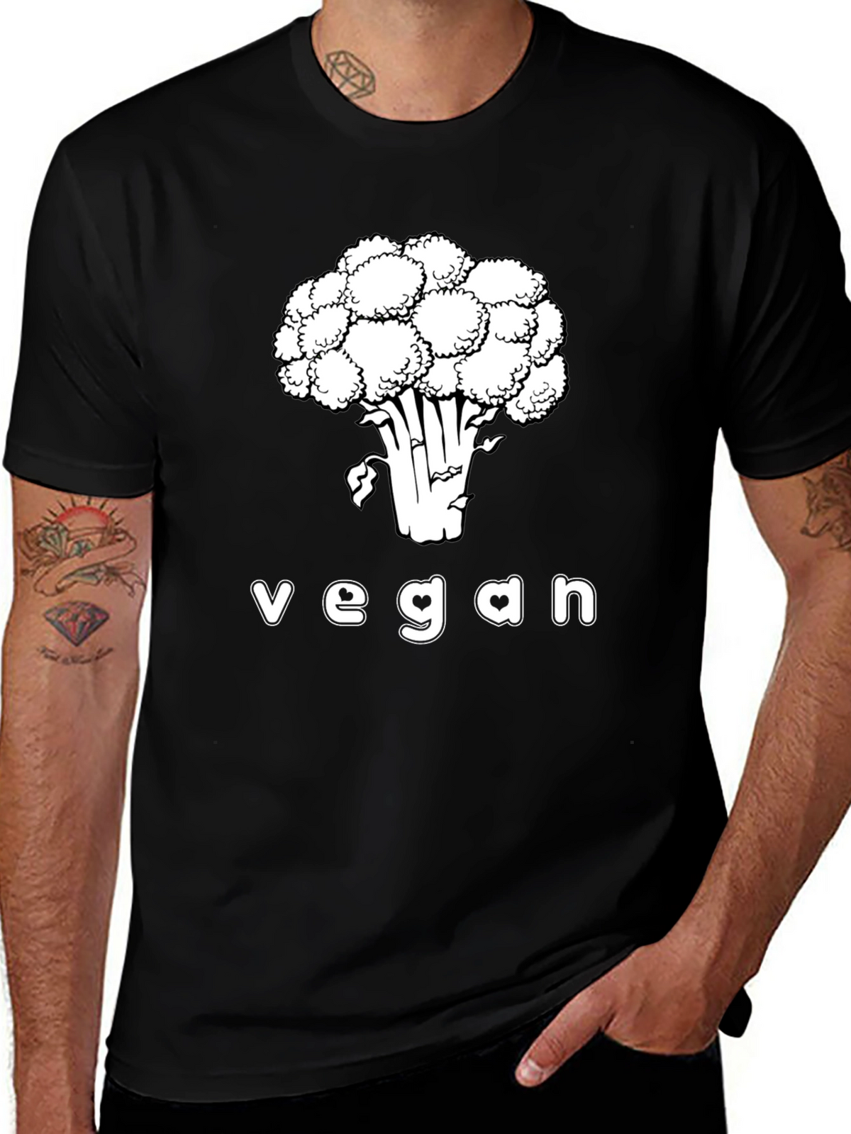 Vegan T-Shirt Cauliflower Graphic Tee