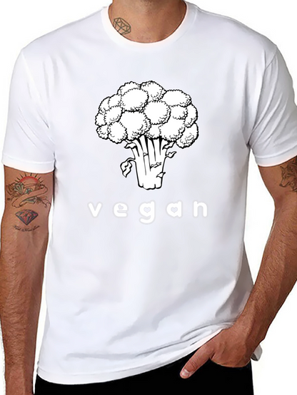Vegan T-Shirt Cauliflower Graphic Tee