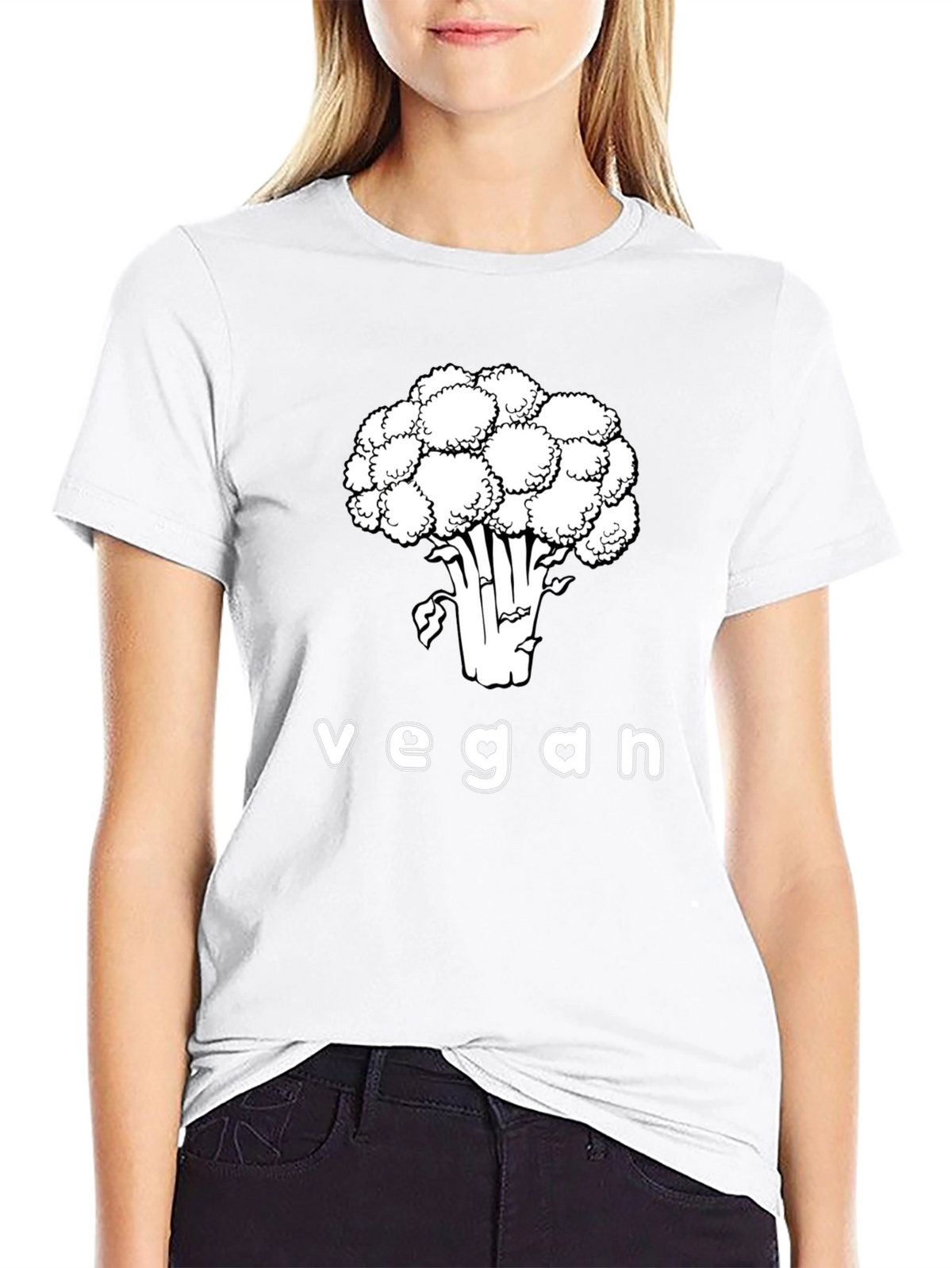 Vegan T-Shirt Cauliflower Graphic Tee