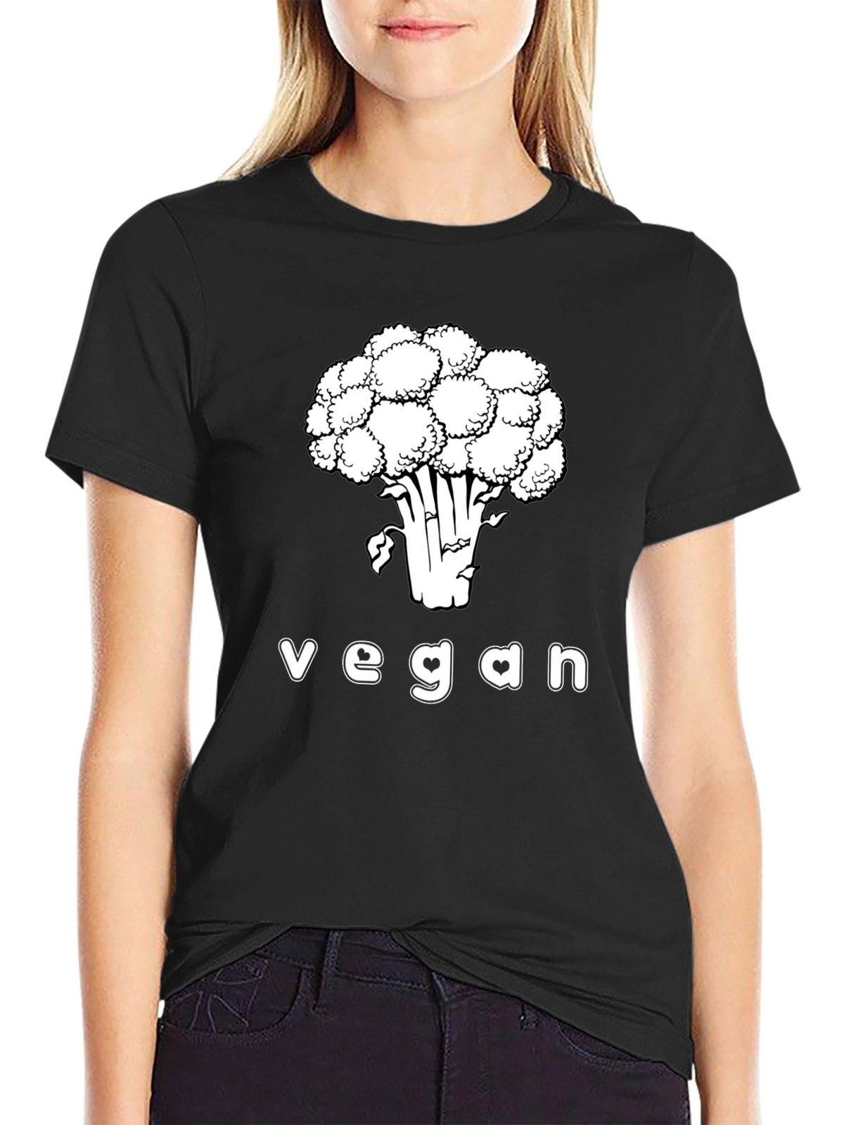 Vegan T-Shirt Cauliflower Graphic Tee
