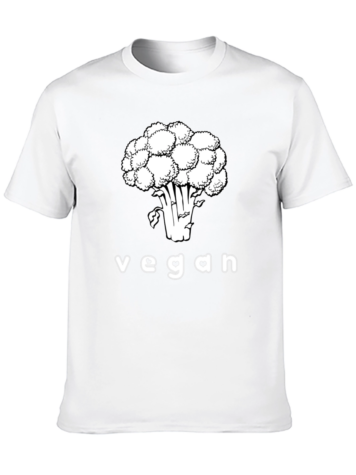 Vegan T-Shirt Cauliflower Graphic Tee