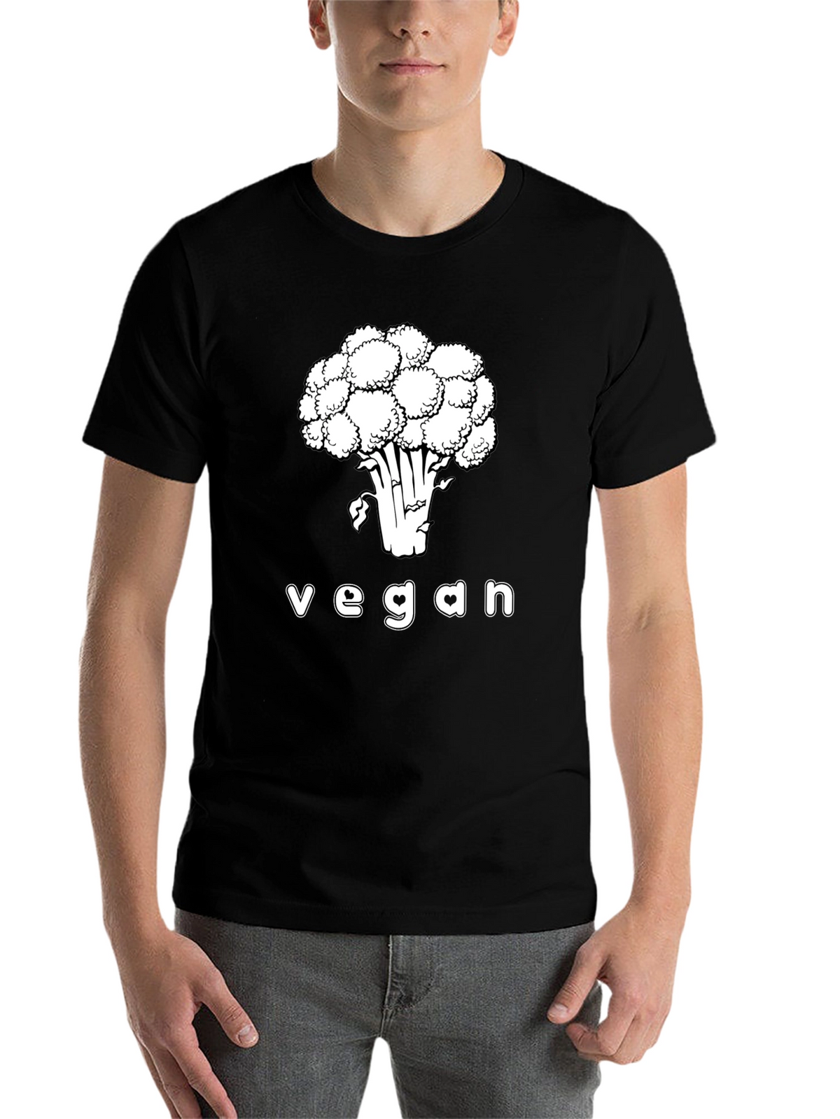 Vegan T-Shirt Cauliflower Graphic Tee