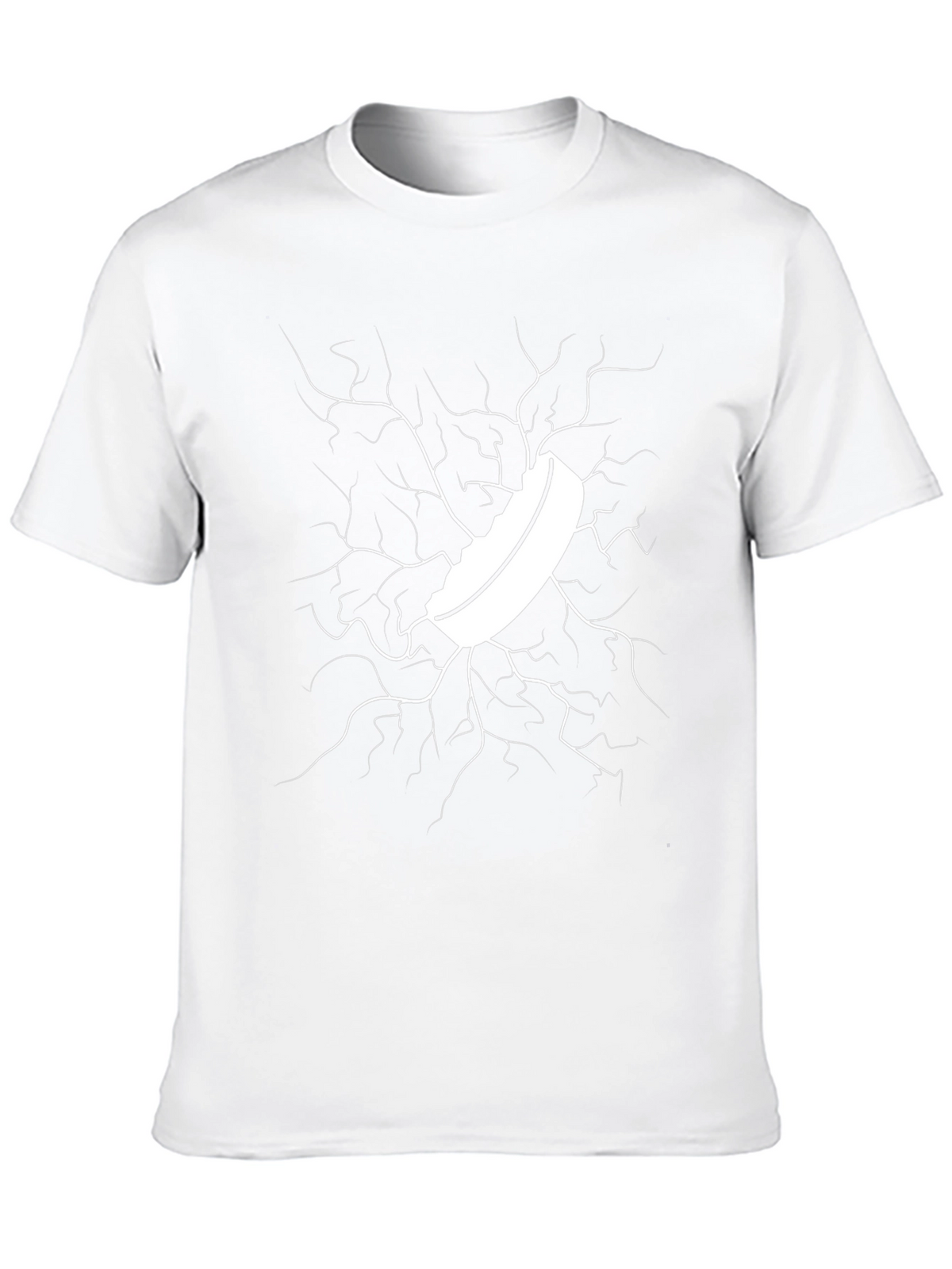 Cracked Ice Hockey Puck Graphic Tee - Black