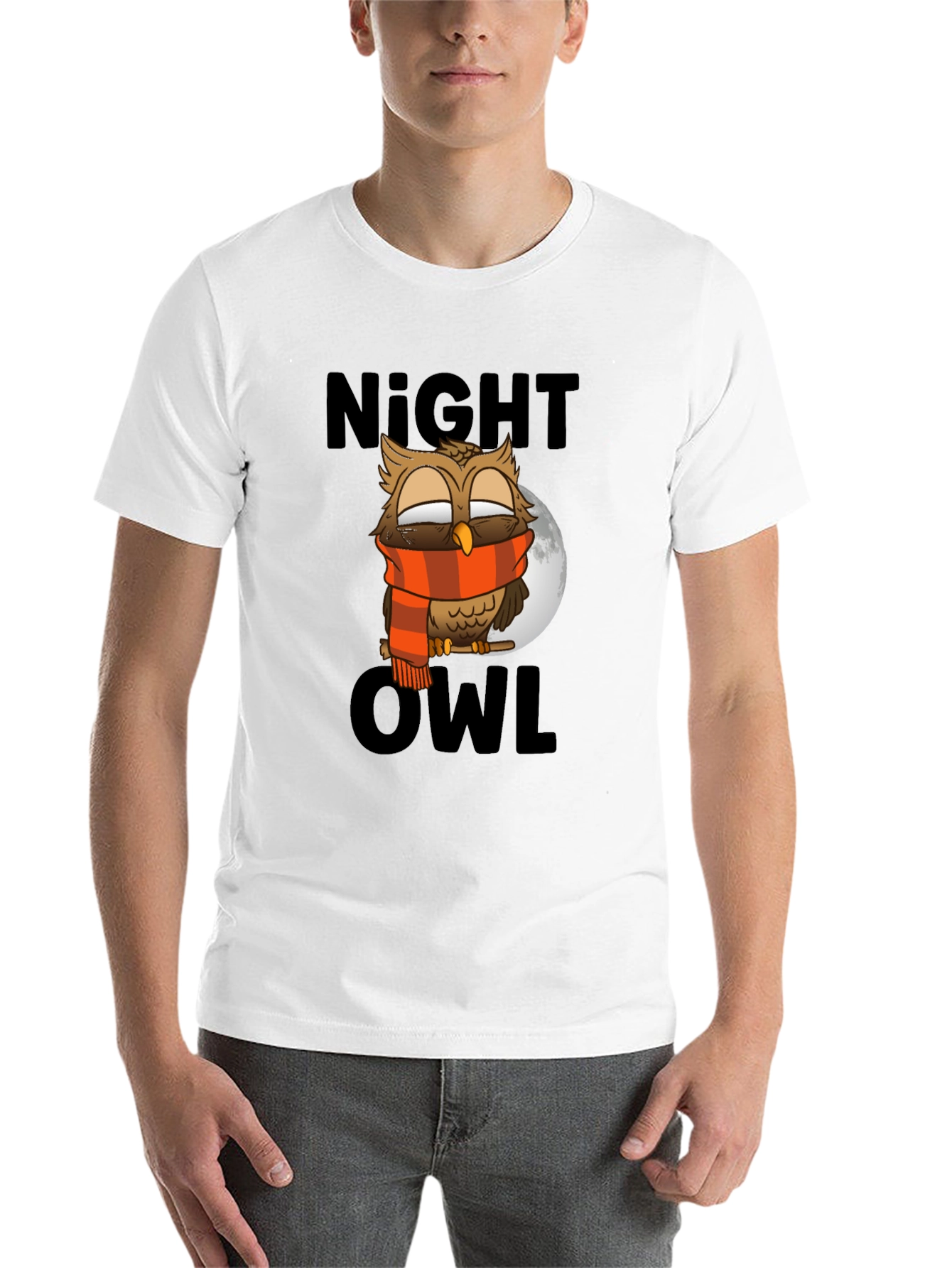 Night Owl T-Shirt - Cool Cartoon Design