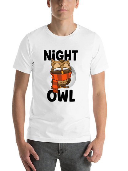 Night Owl T-Shirt - Cool Cartoon Design