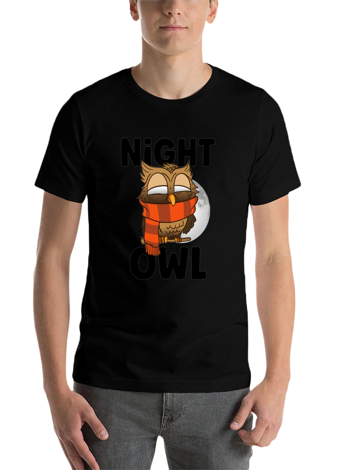 Night Owl T-Shirt - Cool Cartoon Design
