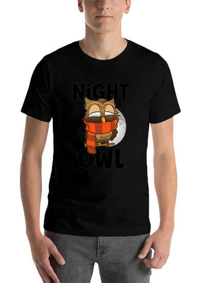 Night Owl T-Shirt - Cool Cartoon Design